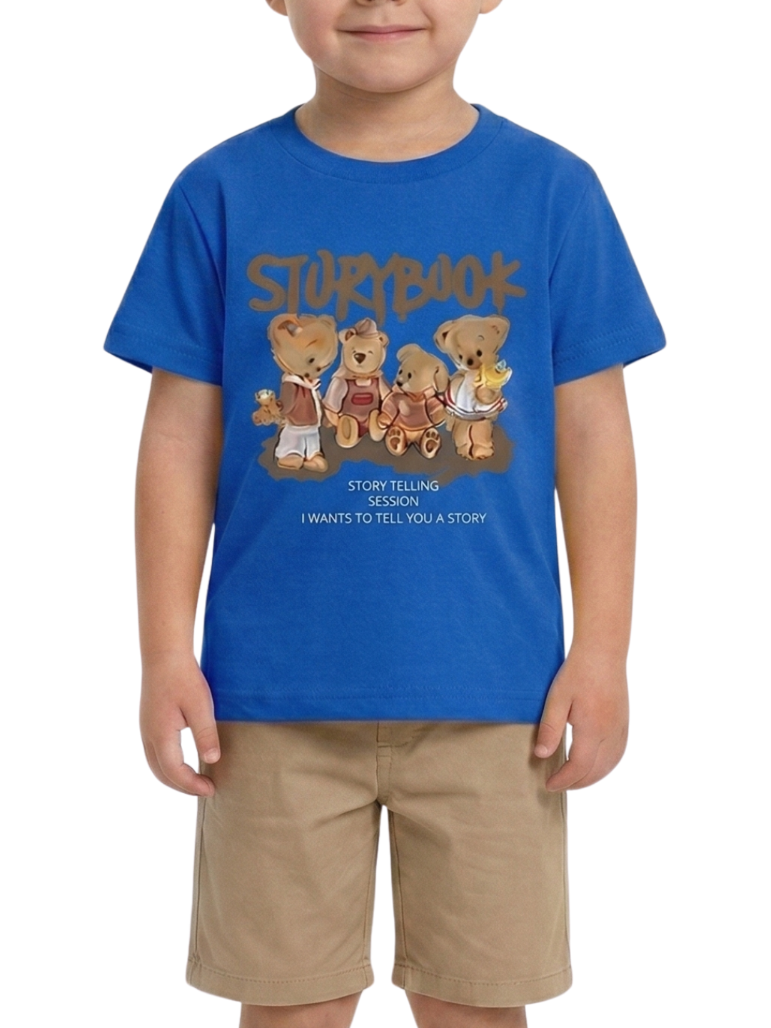 Kids T-Shirt | Storybook Cartoon Graphic Print T Shirt for Boys & Girls | Summer Casual Wear