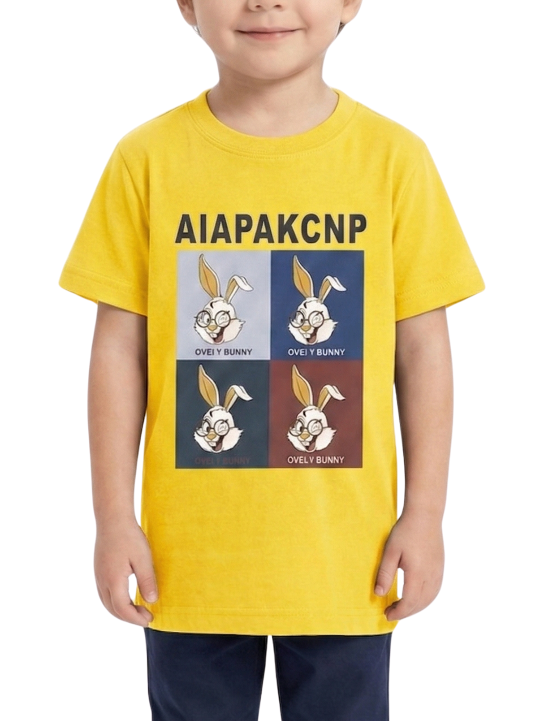 Kids T-Shirt | Bunny Cartoon Graphic Print T Shirt for Boys & Girls | Summer Casual Wear