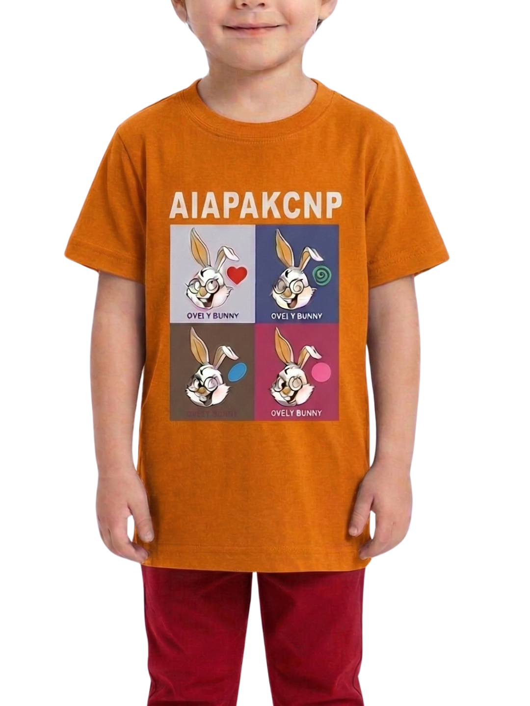 Kids T-Shirt | Bunny Cartoon Graphic Print T Shirt for Boys & Girls | Summer Casual Wear