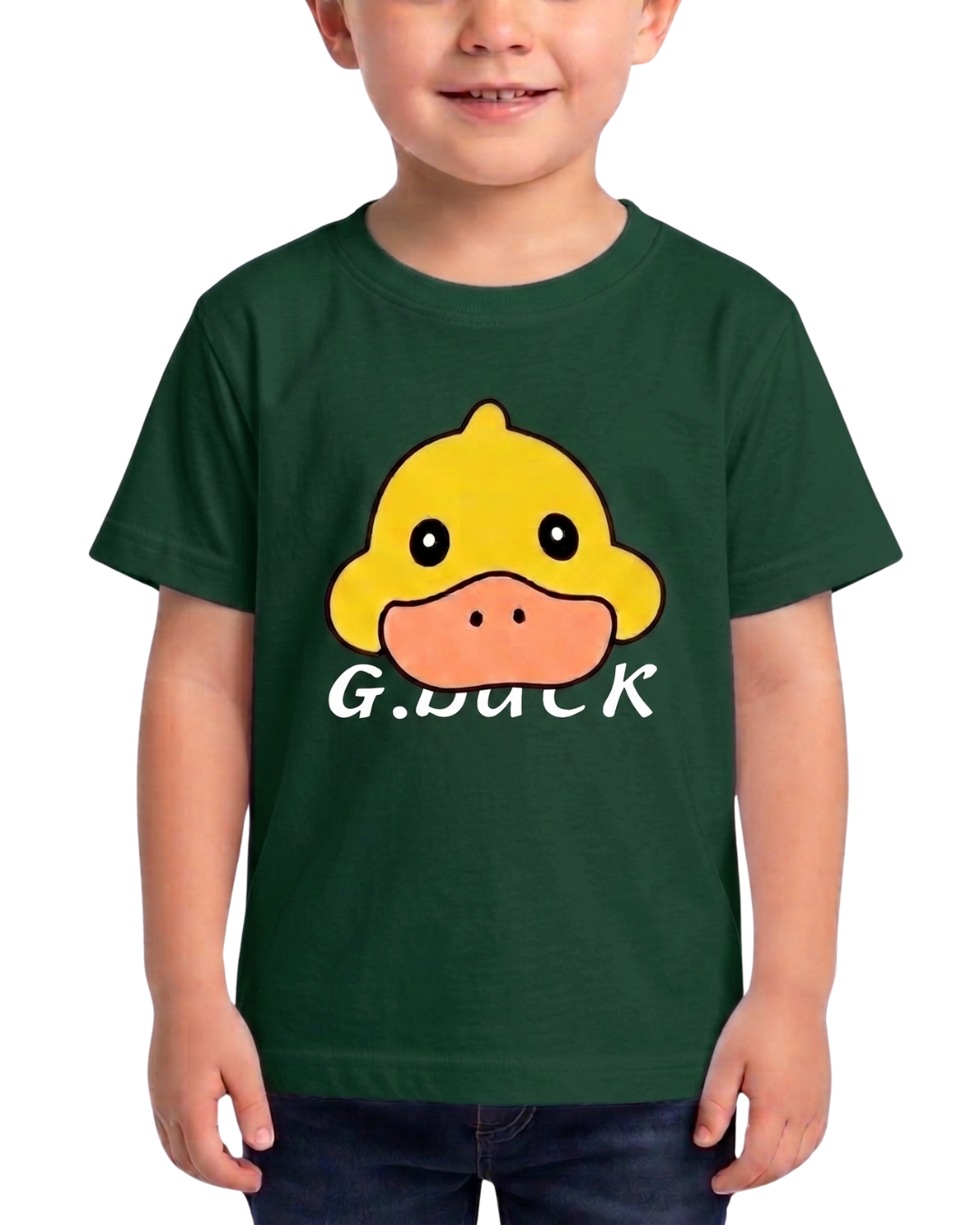 Kids T-Shirt with Cartoon Duck Graphic – Soft & Comfortable