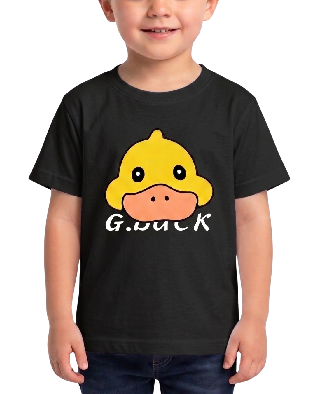 Kids T-Shirt with Cartoon Duck Graphic – Soft & Comfortable