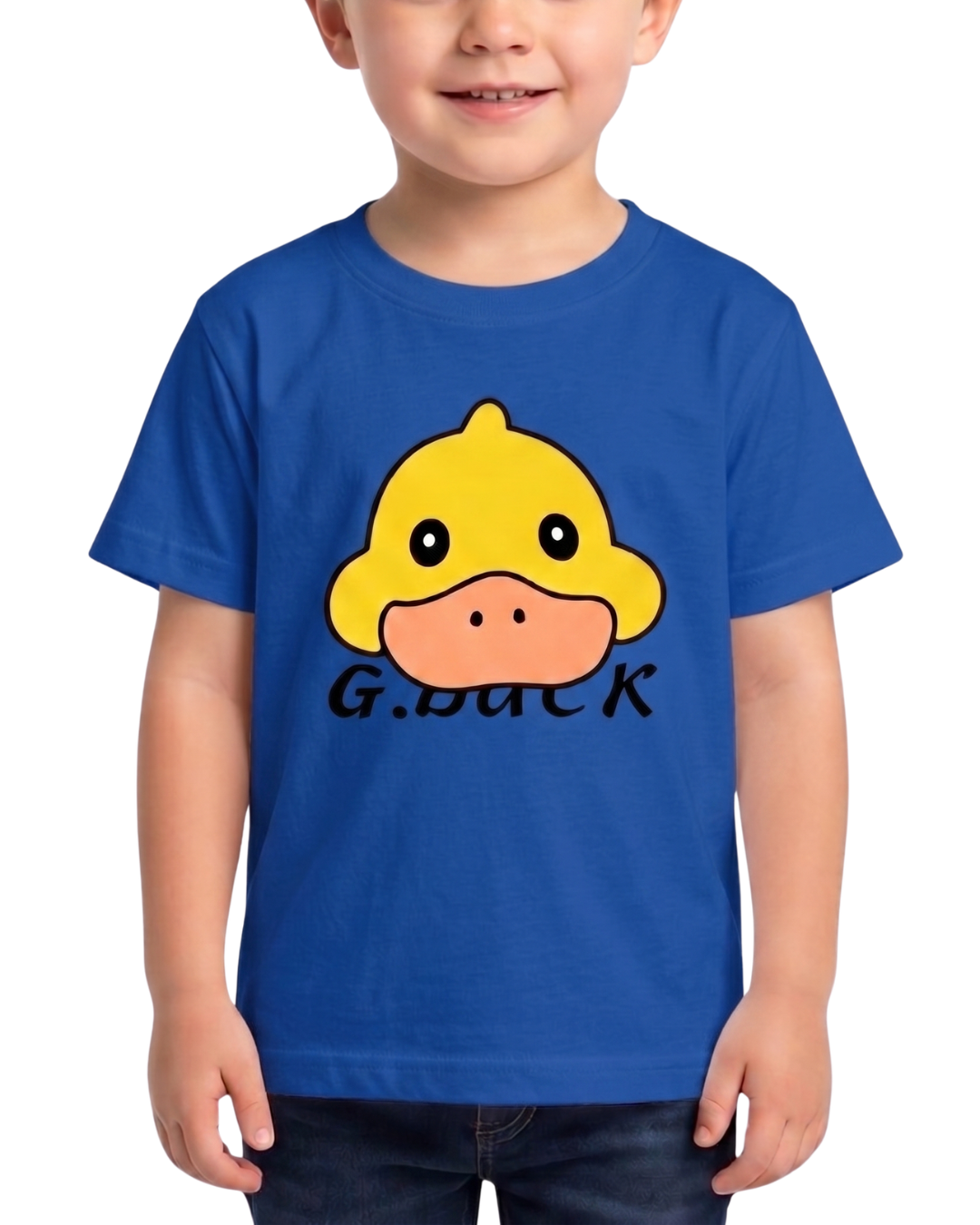 Kids T-Shirt with Cartoon Duck Graphic – Soft & Comfortable