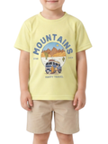 Kids T-Shirt | Mountains Graphic Print T Shirt for Boys & Girls | Summer Casual Wear