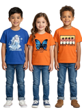 Kids Pack of 3 Graphic T-Shirts | Boys Casual Cotton T Shirt Set | Comfortable Everyday Wear