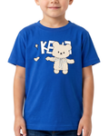 Kids Cute Teddy Bear Graphic T Shirt