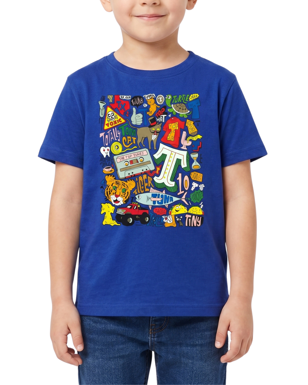 Kids Graphic Print T Shirt