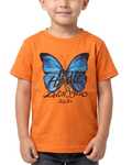 Kids Butterfly Print T Shirt