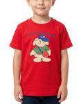 Cartoon Dog Print Kids T Shirt – Soft & Comfortable Red T Shirt